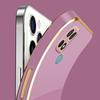 For OPPO A15 A15S Case Luxury Square Plating OPPO A35 2021 Phone Case ShockProof Silicone Back Cover Fundas