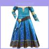 Costume Cosplay de Merida la Brave Pour Filles Cadeau Parfait Pour Halloween Et Plus Encore !