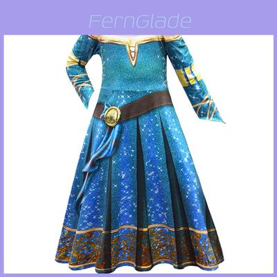 Brave Merida Cosplay Costume For Girls Perfect Gift For Halloween And More!