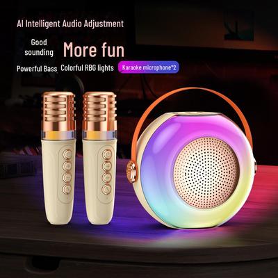 Portable Bluetooth Karaoke Microphone and Speaker