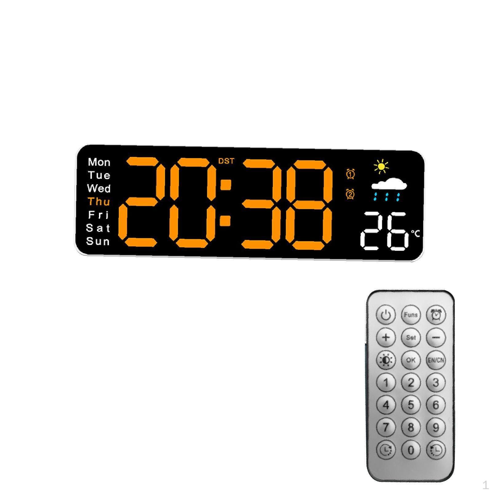 

Цифровые настенные часы LED многофункциональные большие экраны настольные электронные настольные