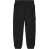 FILA Heritage Comfortable Solid Color Woven Casual Pants Men bottoms Black F11M448802F-BK