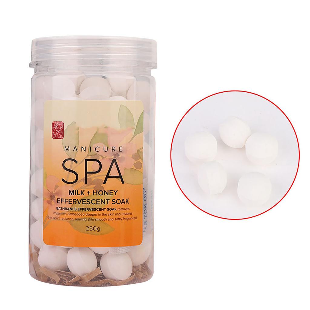 Nail Manicure SPA Effervescent Soak Ball Remove Dead Skin Cuticles Moisturizing Tender Skin 02#