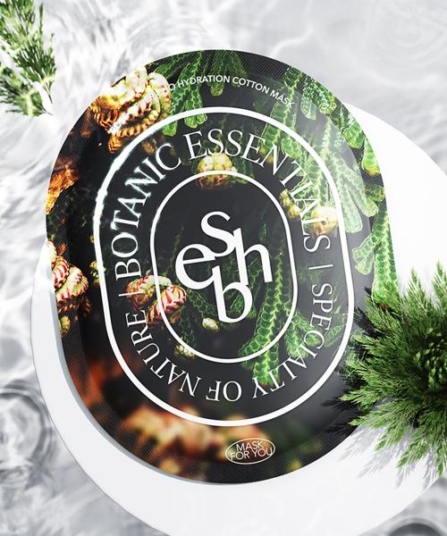 essenHERB Resurrection Plant Hydration Cotton Mask 5ea NONE