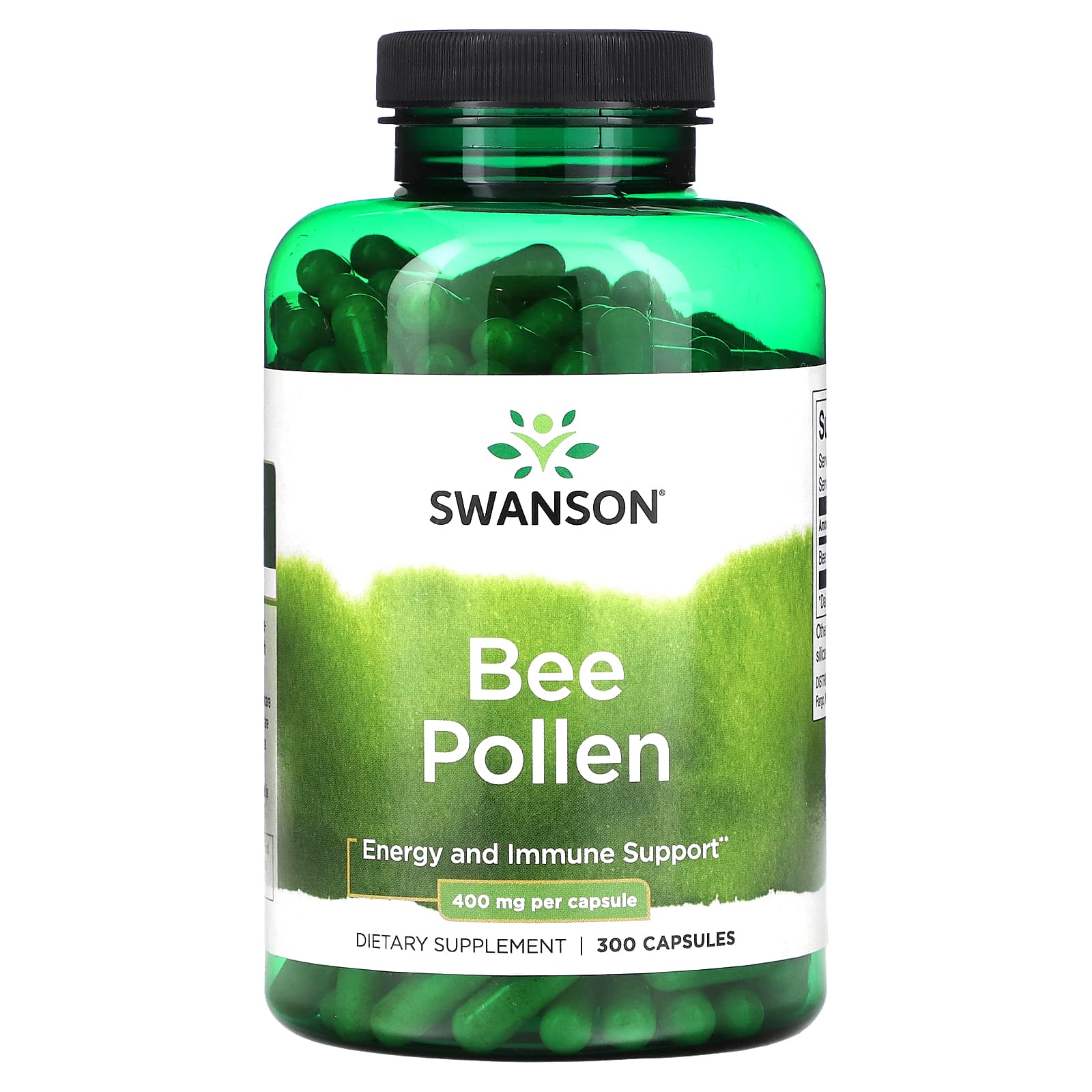 

Bee Pollen, 400Mg, 300 Capsules