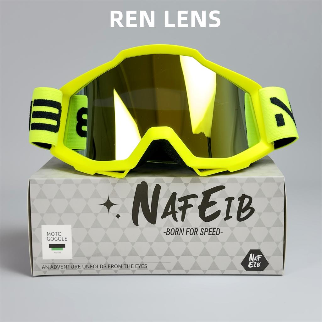 NAFEIB Motorcycle Goggles N17 Motocross Cycling Glasses Outdoor Off-Road Skiing Sport MTB ATV Dirt Bike Racing Goggles