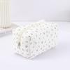 1 Pc Exquisite Bowknot Single-layer Pencil Case, Floral Pattern Design Storage Bag, a Must-have for Back To School Season