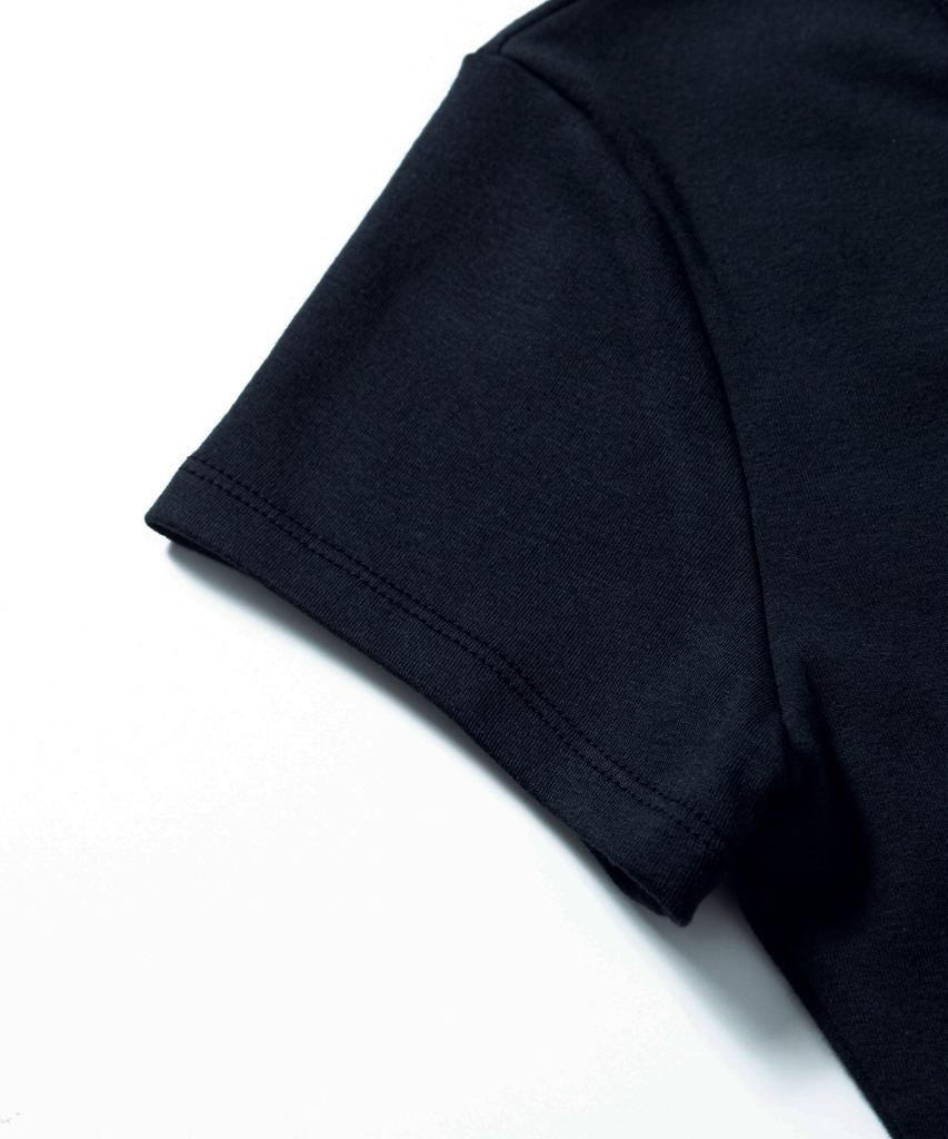 Aejeuon Ever Button Tee / Navy