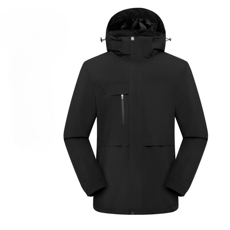 Outdoor Fleece Inner Liner Two-piece Set Plus Velvet Thickened Warm Jacket Men's Removable Three-in-one Couple's Suit