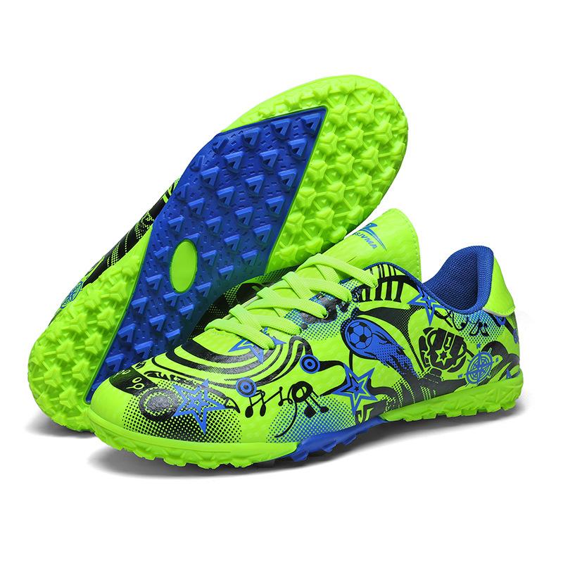 Children's football shoes boys and girls sports football shoes broken nails primary school football game boys