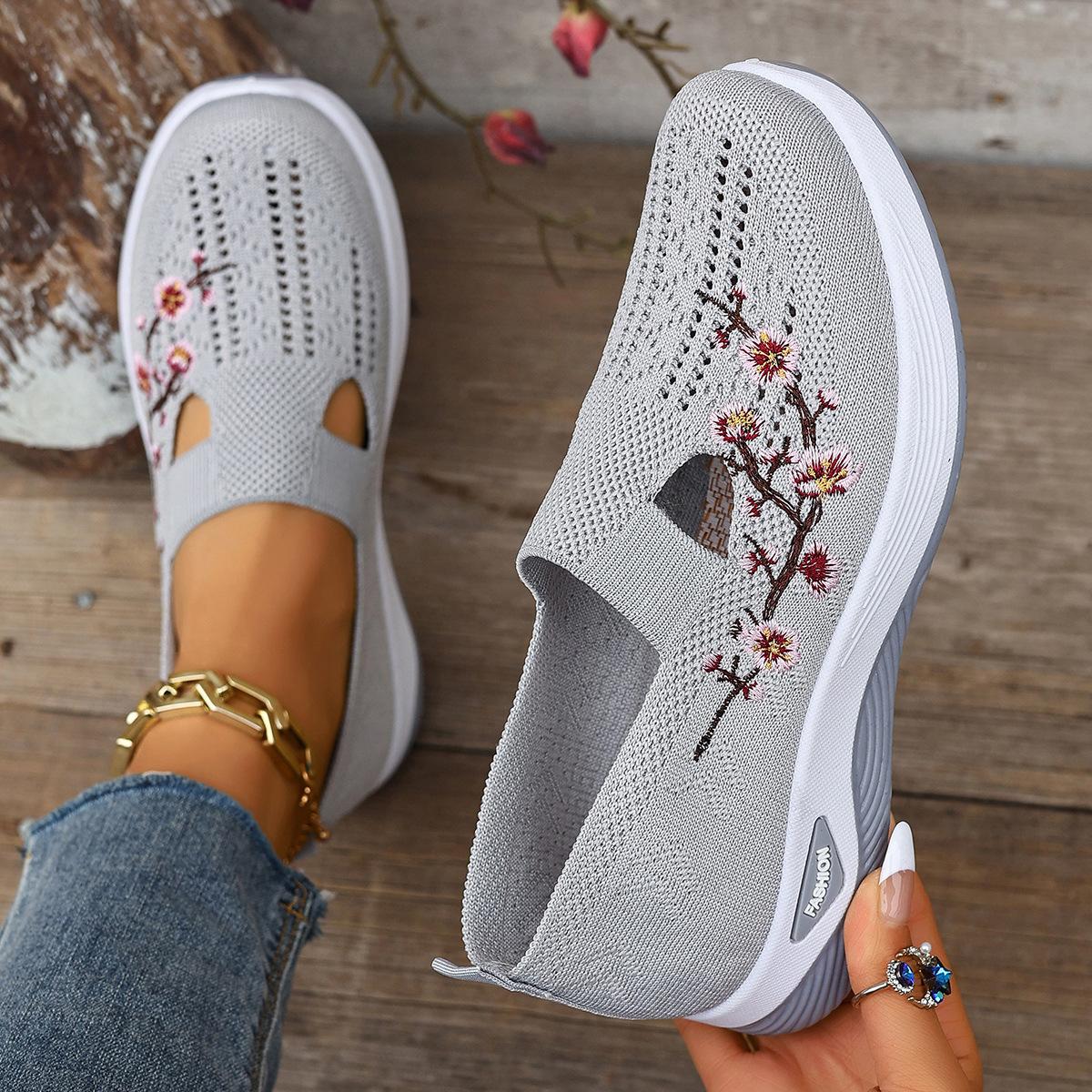 

Взуття Літні Дихаючі Сандалі Жіночі Кросівки Нековзка М яка Підошва, Повсякденне Взуття Взуття для Ходьби 43 сірий