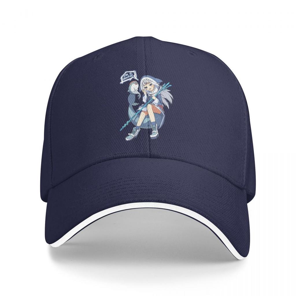 Baseball Caps Idol Showdown Hololive I'm A Shark Gawr Gura Graphic Unisex Sport Summer Caps