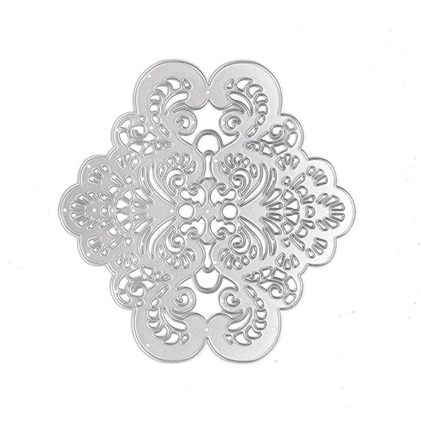Flower Ellipse Oval Lace Cutting Dies Metal Stencil DIY Scrapbooking Album Paper Card Embossing Craft Art Die Cut Frame