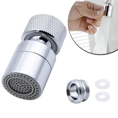 Joliann-Brass Water Saving Tap Faucet Aerator Sprayer Attachment with 360-Degree Swivel