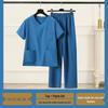 Women's Summer Quick-Dry Four-Way Stretch Short-Sleeve Scrub Suit