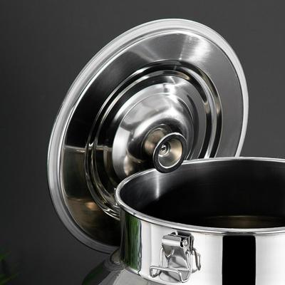 Stainless Steel Beer Fermenters Pail For Oil Storage Wide Application Tea Canister Storage Milk Pail