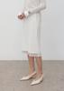 Umamung Crinkled Linen Layered Skirt_Off White