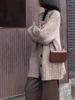 Autumn/Winter 2025 Women's Mid-length V-neck 100% Wool Cashmere Cardigan Sweater