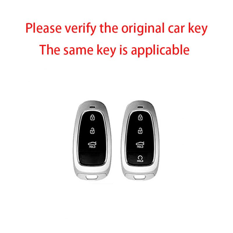 Car Key Case Cover For Hyundai Sonata Sel Ev 6 8 Ioniq 5 Nexo Tucson Sonata Grandeur Sonata Metal Protection Shell