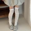 Koreanische Overknee-Socken Damen Strümpfe Einfarbige Netz-Wadensocken Strümpfe Japanische Jk Kniehohe Socken Overknee-Strümpfe