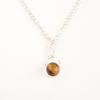 Yellow Tiger Eye Gemstone 925Sterling Silver Jewelry Handmade Women Pendant Gift CP-25-27