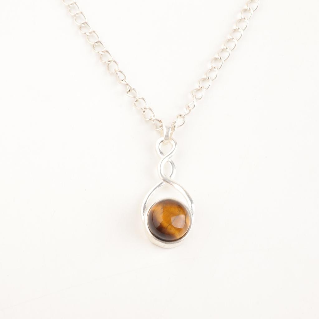 Yellow Tiger Eye Gemstone 925Sterling Silver Jewelry Handmade Women Pendant Gift CP-25-27