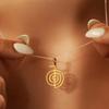 Nerezový přívěsek na krk Cho Ku Rei Reiki Ochrana Léčení Chokurei Náhrdelník Energie Joga Amulet Šperky Dárky
