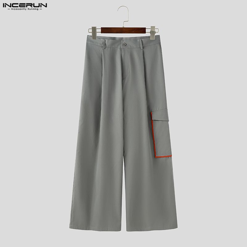 INCERUN 2 STÜCKE Herren Ärmellose Einseitige Tanktops und Lange Hosen Outfit Sets