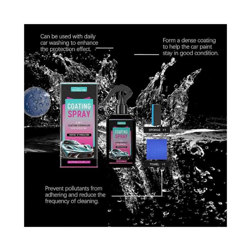 Limlex Coating Spray for Cars 3x Platinum Care Set