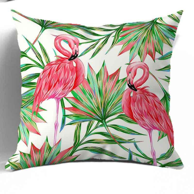 1/4pcs Tropical Flamingo Throw Pillow Covers Summer Hawaiian Style Cushion Cases for Home Sofa Decor Cushion Cover