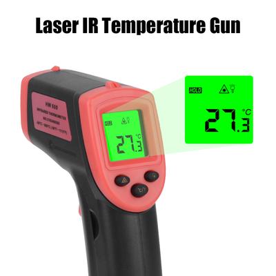 Pirometr z kamerą termowizyjną -50~600℃ Cyfrowy termometr na podczerwień Miernik Bezdotykowy laserowy pistolet do pomiaru temperatury IR Wyświetlacz LCD