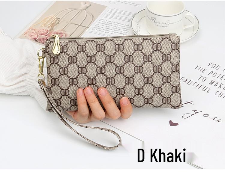 Elegant Women's Clutch Wallet: Long, Large-Capacity Coin Purse & Phone Bag