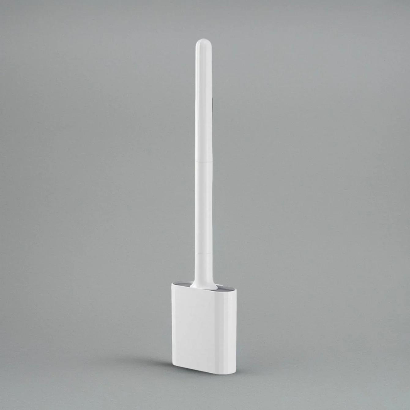 

Черная силиконовая туалетная щетка 360 Гибкая головка Настенный быстросохнущий держатель Длинная ручка Глубокая очистка Маленькие ванные комнаты Антибактериальная белый