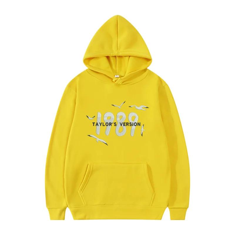 

Осенне-зимняя мужская женская толстовка с капюшоном 1989 Taylor Print Теплая повседневная модная толстовка с капюшоном и длинными рукавами унисекс S
