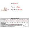 Fashion Fashion Design Pearl Bowknot Women Pumps Sexy Pointed Toe High Heels Wedding Prom Shoes for Women New Transparent Sandal Zapatos