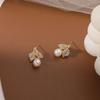S925 Silver Pearl Leaf Stud Earrings - Elegant 2023 High-End Design for a Fairy-like Exquisite Look