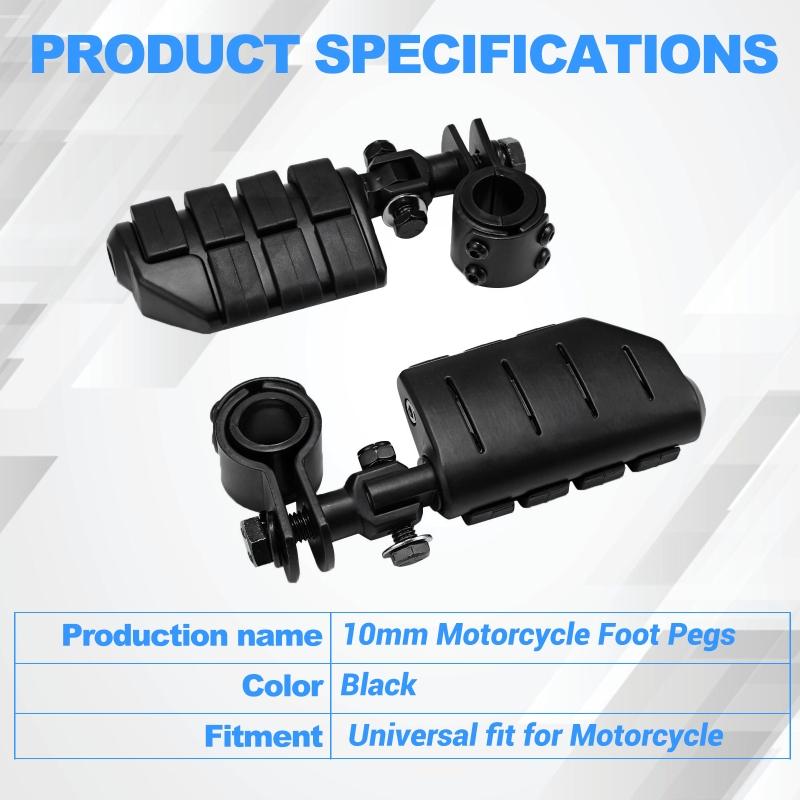 1pár motocyklových černých stupaček Stupačky na motorku (vlevo, odjet &