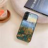 Custodia per Telefono Arte Impressionista Claude Monet Vetro Per Samsung Galaxy S26 S25 S21 S22 S24 S23 S20 Ultra Fe Plus A16 A24 A55 A53 Coq