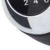 Mazda 3 06-12 Gear Shift Knob, Black & Chrome, 6-Speed