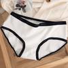 Comfortable Women's Cotton Underwear Stylish Japanese Sweet Breathable Mid Waist Triangle Shorts