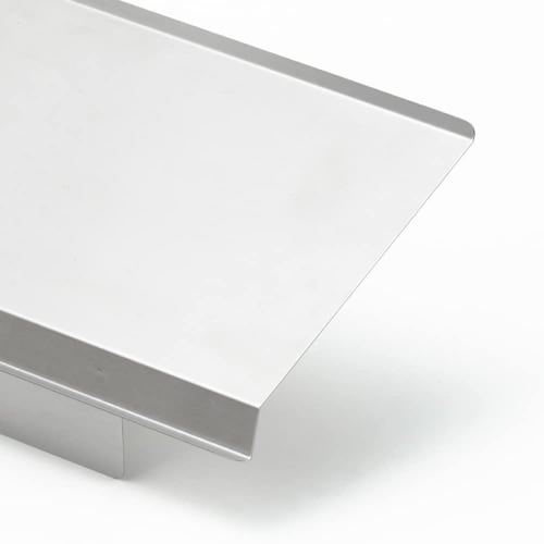 Yoshikawa Gasherd Abluftabdeckung, Ölspritzschutz, 32 cm breit, 17,5 cm tief, 2er-Set, stapelbar, silberfarben, hergestellt in Japan, Induktionskochfeldgrill