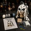 DIY Animal Hood Hat Halloween Crochet Kit, Skull Spider Bat Beginner Friendly Yarn Kit Spooky Pumpkin Earflap Craft for Adults Teens, Autumn