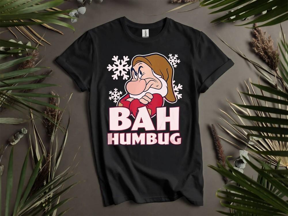 

Bah Humbug Grumpy Drawf T-shirt T shirt Men Women Unisex Tshirt K10 4XL