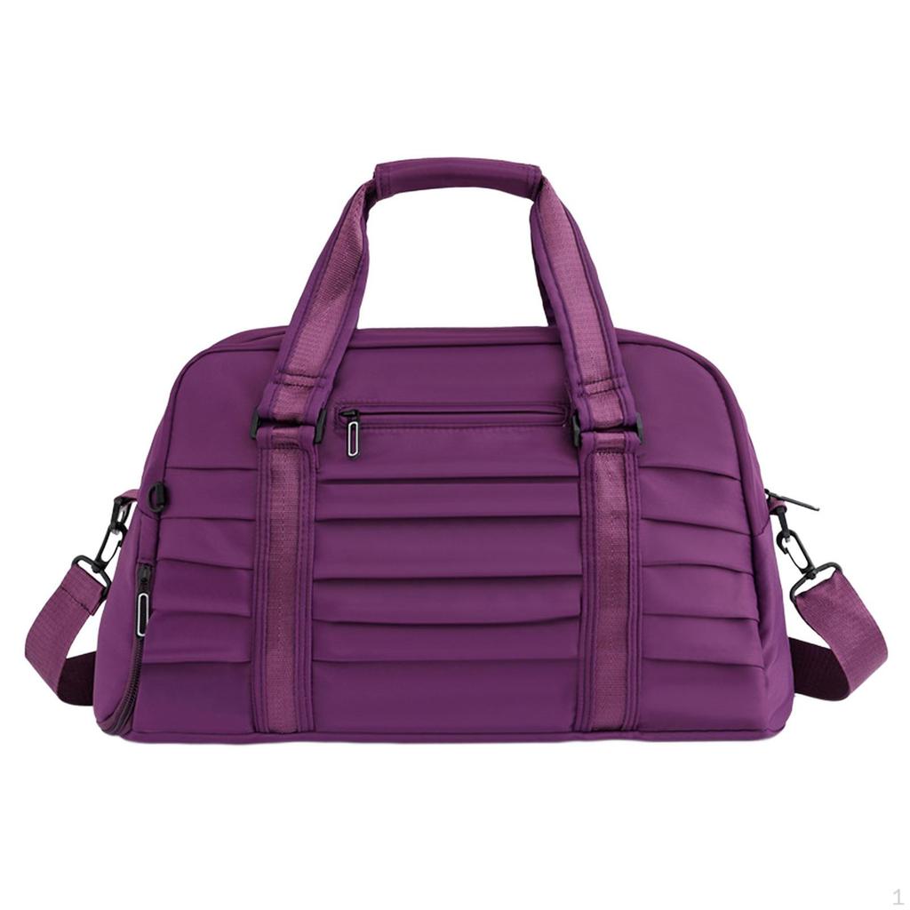 Gym Duffle Bag for Sports with Compartment Shoes, Adjustable Crossbody Strap Travel