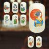 Japanese Traditional Geisha Pattern Lantern Beautiful Ukiyo-e Style Paper Cuisine Izakaya Restaurant Home Holiday Party Decor