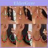 Christmas Earrings Alloy Pendant Bell Earrings For Women Holiday Party Accessories