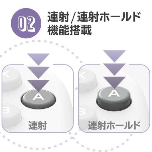 [Nintendo Licensed Product] Grip Controller Fit Attachment Set for Nintendo Switch? / PC Soft Purple [Compatible with Nintendo Switch]