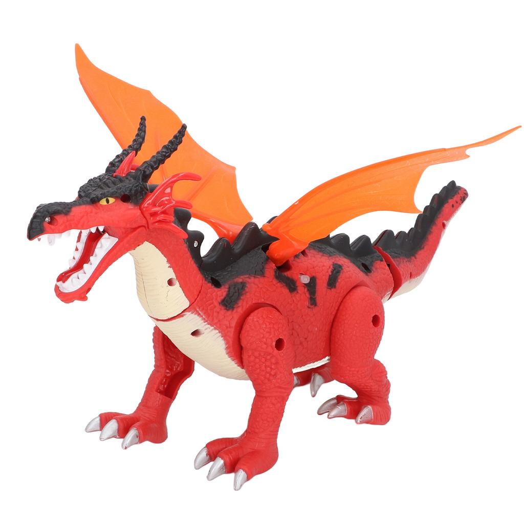 Electric Walking Dinosaur Toy Kid Home Funny Sound Light Dragon Toy with Simulated Flame Spray