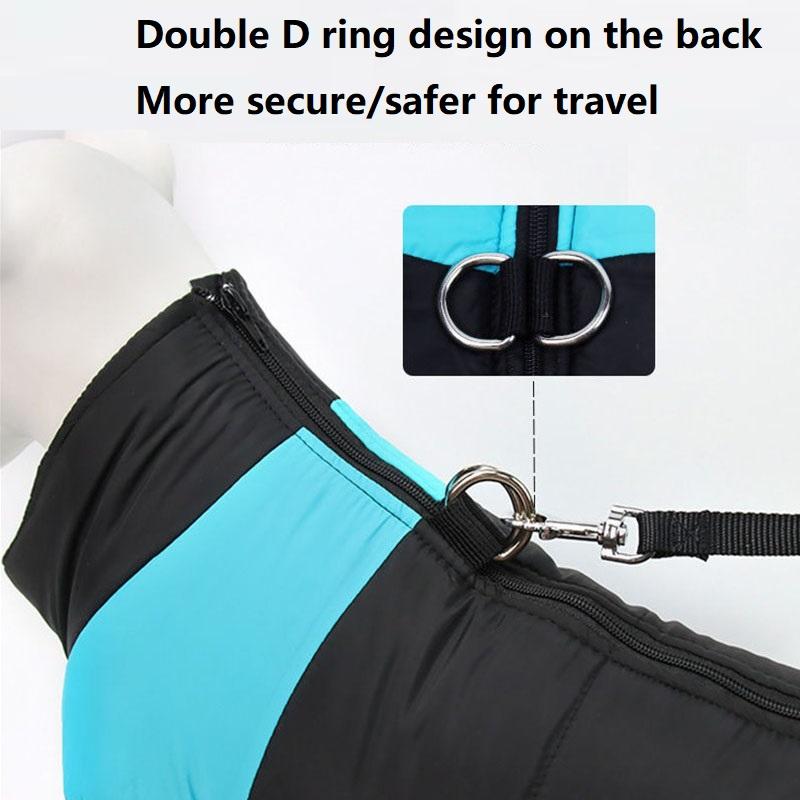 Winter Pet Dog Warm Waterproof Coat Puppy Clothing Vest Jacket For Small Medium Large Dogs Golden Retriever XGMY07