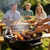 Rustfrit Stål Muskelmand Pølseholder Bærbar Genanvendelig Stående Mand Hotdog Holder Udendørs Camping Stegepande Grill Tilbehør
